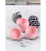 Pembe Bulut Kase 8 Cm 6 Adet