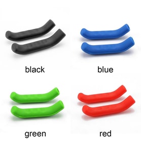 BİSİKLET FREN KOLU KORUYUCU SİLİKON PVC KORUYUCU SİYAH-KIRMIZI MAVİ