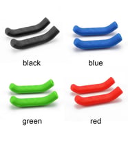 BİSİKLET FREN KOLU KORUYUCU SİLİKON PVC KORUYUCU SİYAH-KIRMIZI MAVİ