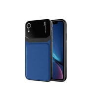 Apple iPhone XR Uyumlu Kılıf Zore Emiks Kapak (Lacivert)