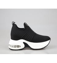 GUJA 25y300-8 Dolgu Topuk Siyah Kadın Sneakers
