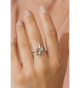 Yıldız Figürlü Kadın Ayarlanabilir Yüzük – Star Model Şık Takı Aksesuar
