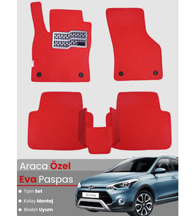 HYUNDAİ i20 ACTİVE (2015-2019) Uyumlu EVA Paspas Tam Set–Araca Özel,Kolay Montaj,Su Geçirmez