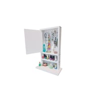 Karanfil 1 Kapaklı Aynasız - FİRST MOBİLYA Çok Amaçlı Aynalı Hediyelik Takı Dolabı