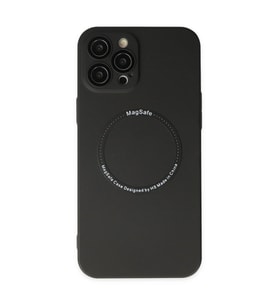 Apple İphone 12 Pro Kılıf Jack Magneticsafe Lens Silikon - Siyah