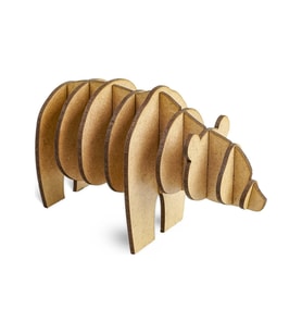 MAKET AYI 3D AHŞAP MAKET AYI AHŞAP BOYAMA MAKETİ NATUREL AHŞAP BOYAMA AYI EĞİTİCİ OYUNCAK AYI BOYAMA