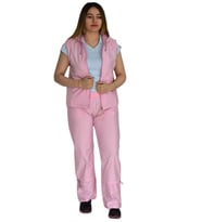 Kadın Yelek Eşofman Takım MD-10158 (Pembe)