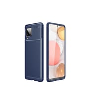 Samsung Galaxy M12 Uyumlu Kılıf Zore Negro Silikon Kapak (Lacivert)