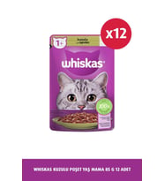 Whiskas Kuzulu Poşet Kedi Yaş Mama 85 G 12x