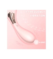 Seductive Wheel Şarjlı Çift Uçlu Kullanım G Nokta Uyarıcı 2 in 1 Gıdıklayıcı Masaj Vibratörü