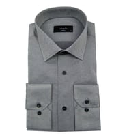 Erkek Slim Fit Jakarlı Gömlek Bgl-st00166 (Gri)