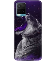 Vivo Y11S Y21S Y20 Y20S Y70 Kılıf Desemli Silikon Purple Leopar 1750