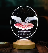 Genel Cerrahi Uzmanına Hediye – Kişiye Özel Cerrah Doktora Hediye LED Lamba, Cerrahi Tasarımlı Tıp Hediyesi