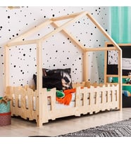 Markaawm Montessori Yatak Masif Çocuk Karyola Bebek Beşik Vegas (Karışık)