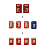 Nadir Gold 24 Ayar 19,5 Gram Altın (2 Ad 5 Gram Altın + 1 Ad 2,5 Gram Altın + 7 Ad 1 Gram Altın )