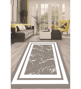Dijital Kaymaz Taban Yıkanabilir Modern Renkli Salon Halısı Mutfak Halısı Yolluk ND-HT-1375 (Çok Renkli)