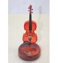 Keman Müzik Kutusu Model 1 (Krem)