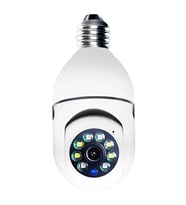 Wifi 360 Panoramik Ampul Kamera Gece Görüş Sesli Akıllı Hareket Algılayıcı