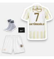 Aktürkoğlu-7 Fênerbahçe 26-27 Yeni Sezon Çocuk Futbol Forması - 4'lü Set