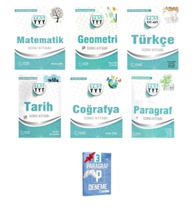 YKS TYT Matematik Geometri Türkçe Tarih Coğrafya ve Paragraf Soru Kitabı