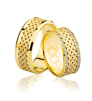 Örgü Model Altın Alyans 0401 (Çok Renkli)