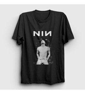 Presmono Unisex Siyah Poster Müzik Nin Nine Inch Nails T-Shirt 486923tt