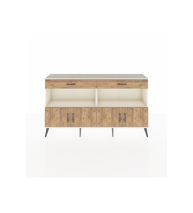 Arges Konsol 2 Raflı 2 Çekmeceli 4 Kapaklı 176x30x99 Aytaşı-Çam