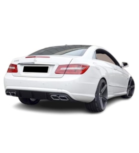 Mercedes E Serisi W207 (Coupe) Kasa Difüzör (Plastik)