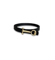 Vos Versa Uzun Tasarım Gold Tokalı Taba İnce Kadın Kemeri VOSDK0214101 (Siyah)