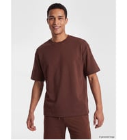 LCW Vision Kahverengi Loose Fit Akışkan Kumaş Tişört /04