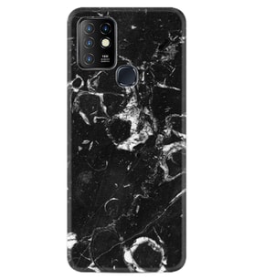 INFINIX Hot 8 9 10 11S Hot 10 Play 10T Kılıf Desemli Silikon Black Hole Marble 1387