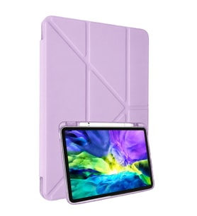Apple iPad 2025 10.9 10.Nesil (A16) Kılıf Kalemlikli Mars Tablet Kılıfı - Lila