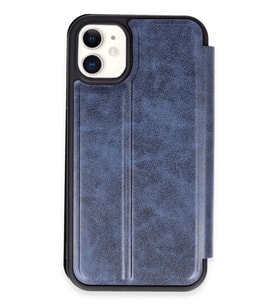 Newface Apple iPhone 11 Kılıf Flip Cover - Lacivert