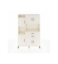 Arges Gardrop 8 Raflı 2 Çekmeceli 6 Kapaklı 132x30x195 Aytaşı-Aytaşı