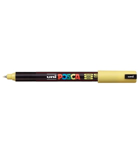 UNİ POSCA SU BAZLI POSTER MARKER 0.7 SARI PC-1MR