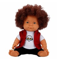 Kıvırcık Saçlı Curly Bebek 35 cm