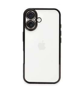 Apple İphone 16 Plus Kılıf Razer Lensli Silikon - Siyah