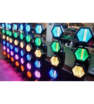 DJ PRO HEXA 6X60 WATT LED RETRO IŞIK/AUTO/SESE DUYARLI/DMX