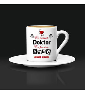 Doktor Anneye Hediye Türk Kahvesi Fincanı