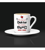 Doktor Anneye Hediye Türk Kahvesi Fincanı