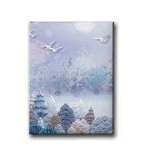 Geyikli Canvas Tablo MİND777