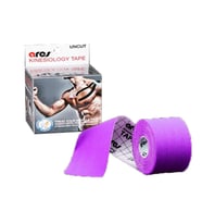 Ares Uncut KinesioTape,  Sporcu Ağrı Bandı (5 cm x 5 mt) MOR