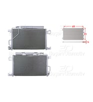Mercedes-Benz C Serisi 2001-2007 Klima Radyatörü 630x372x16 (OEM: 2035000854, 94794, A2035000854)
