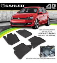 Volkswagen Polo Havuzlu Paspas 4,5D Sahler 2009-2017 Arası