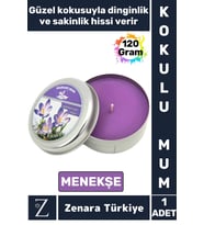 Özel Metal Kutu Arınma Huzur Meditasyon Yoga Esans Sakinlik Veren Dekoratif Oda Kokusu Mum 120 Gram