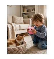 Çocuklar İçin Eğitici Kamera ve Rulo Kağıtlı Kalem Seti