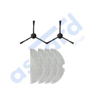 Dreame F9 - Z10 Pro Uyumlu 2 Yan Fırça 4 Mop PKT-iasgf0001147