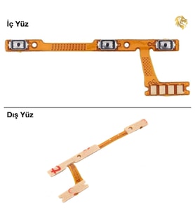 Xiaomi Poco M3 Uyumlu Açma Kapama Yan Ses Filmi Power Tuşu Ses Tuşu Flexi On Off Filmi