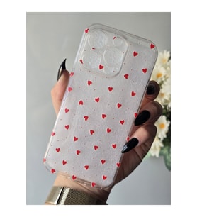 Iphone 16 PRO Uyumlu Desenli Şeffaf Telefon Kılıfı