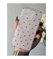 Iphone 16 PRO Uyumlu Desenli Şeffaf Telefon Kılıfı